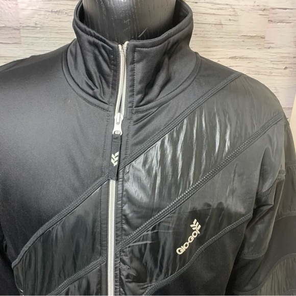 GIO-GOI Manchester Active Jacket Black Full Zip Fleece Streetwear Sweater Sz XL - Picture 5 of 15